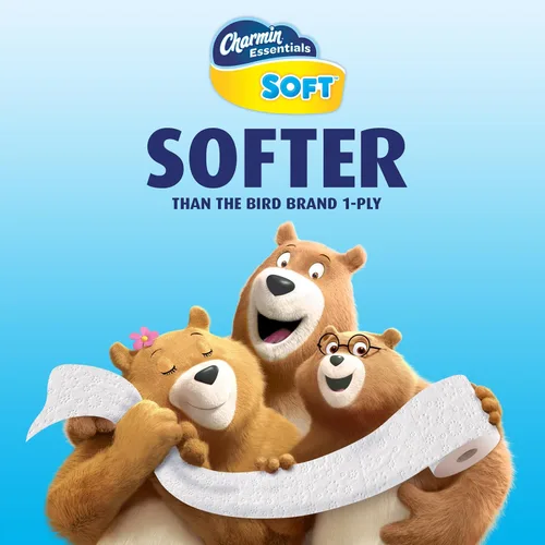 Miniatura 4 de Charmin Essentials - Mega rollos de papel higiénico suave, 9
