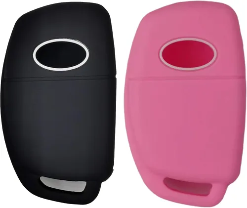 Miniatura 2 de REPROTECTING Funda de Goma de Silicona para Llavero Compatible con 2019-2013 Hyundai Santa Fe Sport Sonata Tucson Santa Fe OSLOKA-875T