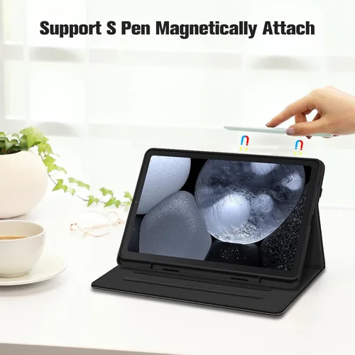 Miniatura 8 de Fintie Funda para Samsung Galaxy Tab S6 Lite 10.4 Pulgadas 2024/2022/2020 con Soporte para S Pen, Funda Trasera de TPU Blanda con Visor Multiángulo