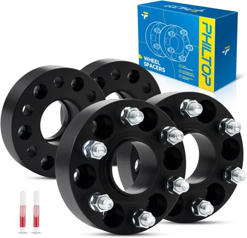 Miniatura 93 de PHILTOP Espaciador de rueda de 4 x 4 de 2 pulgadas, espaciadores de rueda centrados en las lengüetas para Polaris Trail Boss 330 2003-2013, Trail