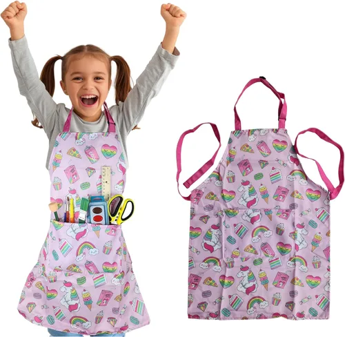 Miniatura 16 de Delantal para niños - cocina, jardinería, artista, pintura, limpieza, horneado, cerámica, chef, cocina, regalo para niños, niñas