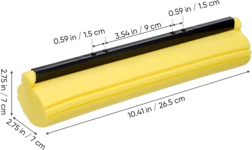 Miniatura 6 de LIFKOME Mops Kitchen Home - Recambio de cabezal de esponja súper absorbente y de goma de espuma PVA, repuesto de espuma de esponja plegable, 2