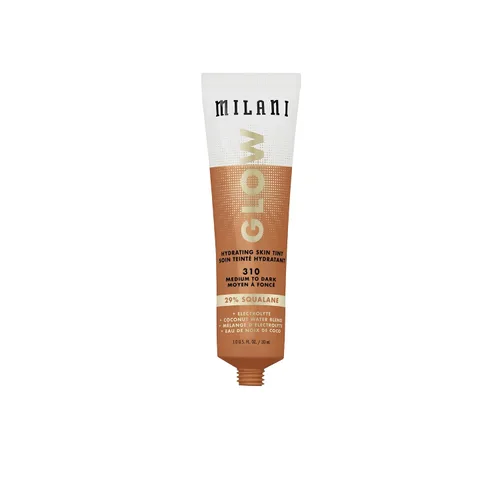Miniatura 7 de Milani Tinte hidratante para la piel Glow - de medio a oscuro, acabado brillante, cobertura ligera, libre de crueldad