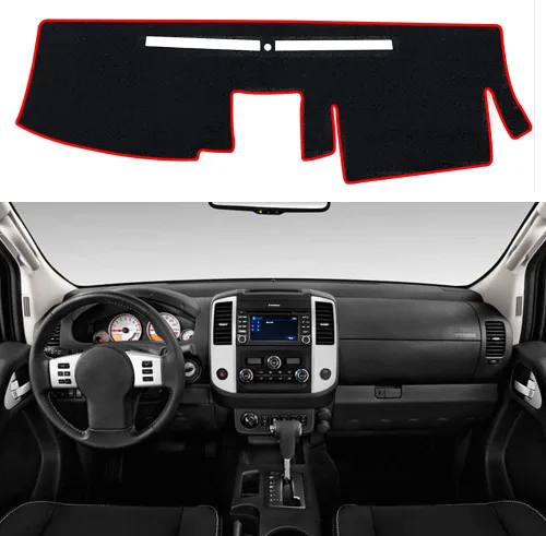 Funda para salpicadero Alfombrilla para salpicadero Alfombrilla para tablero a medida para Nissan Frontier 2007-2019 para Suzuki Equator 2009-2012
