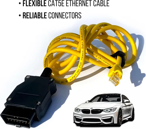 Miniatura 8 de OHP ENET Bimmercode OBD2 Cable para codificación BMW Serie F E SYS ISTA+ ICOM Bootmod3 Bimmerlink OBD Cable resistente