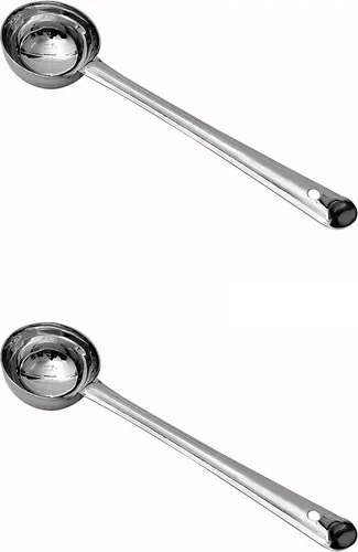 Miniatura 7 de Juego de 12 cucharas de acero inoxidable para té/café y especias (plata) (cuchara de té pequeña)