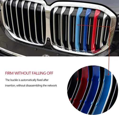 Miniatura 3 de Insertos de Parrilla Automotriz para BMW X7 G07 2019-2022 7 Rejillas, Accesorios para Parrilla Frontal