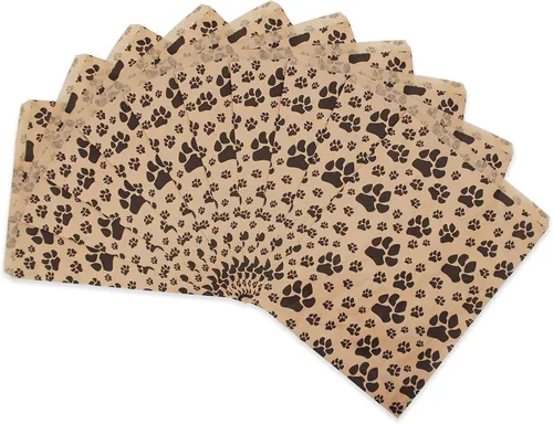 Miniatura 6 de CuteBox Pawprint - Bolsas de regalo de papel plano Kraft para manualidades, recuerdos de fiesta, venta al por menor, mercancía, ferias comerciales