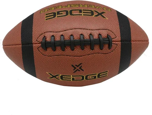 Miniatura 4 de XEDGE Balones de fútbol americano de cuero compuesto para interiores/exteriores para entrenamiento y juego recreativo Talla 6,7,9
