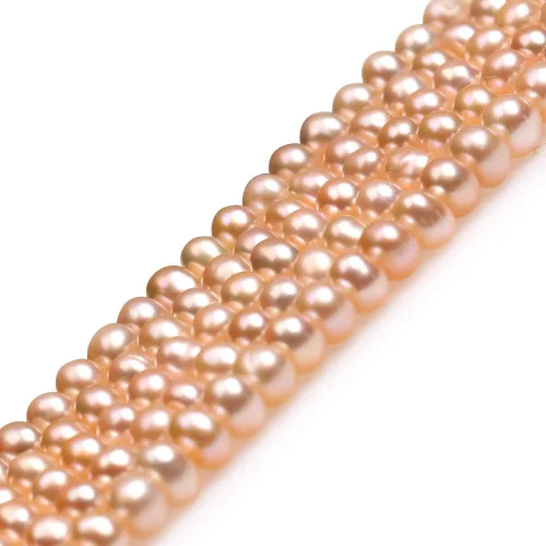 Miniatura 4 de Cuentas de perlas cultivadas de agua dulce para hacer joyas, piedras preciosas semipreciosas, 0.276-0.315 in, color negro 15 pulgadas teñido JOE