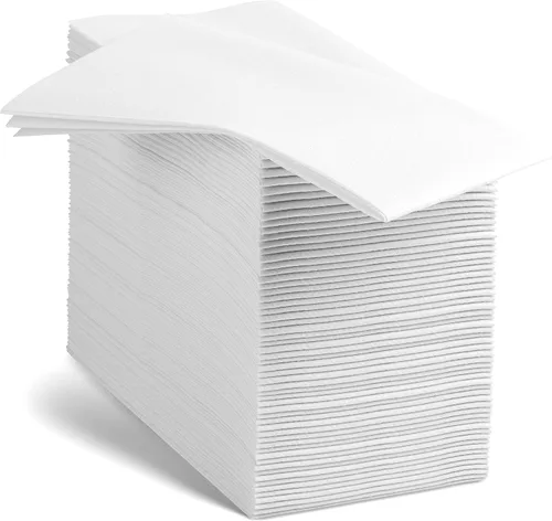 Miniatura 13 de 100 servilletas de papel de color beige con tacto de lino, suaves y absorbentes, para cocina, fiesta, boda, baño o cualquier ocasión (paquete de 100)