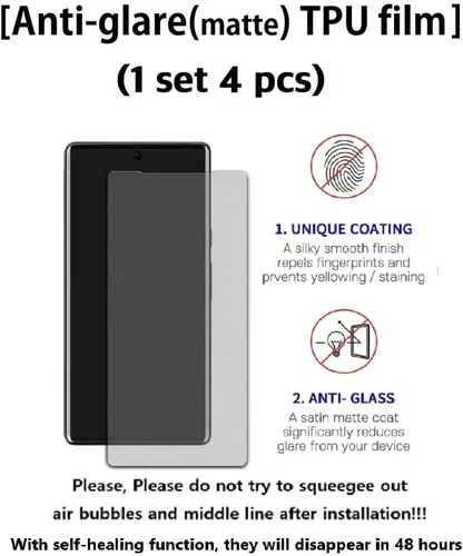 Miniatura 3 de [2 juegos de 9 piezas] Protector de pantalla para Samsung Galaxy Z Fold 5 5G 2023 Premium TPU con protector de bisagra
