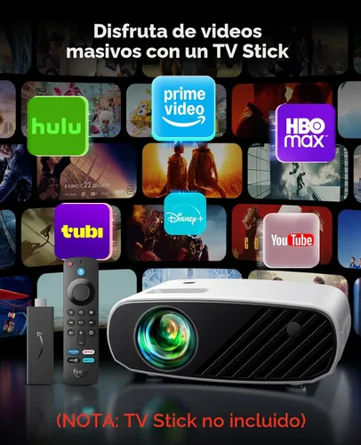 Miniatura 3 de Elephas – 2020 Mini Proyector de Película, 5000 LUX Full HD 1080P Proyector de Video, con 50,000 Horas de Vida de la Lámpara LED y Pantalla de 200