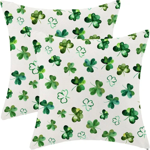 Miniatura 26 de CXMEIFLY Juego de 2 fundas de almohada de Pascua de 18 x 18 pulgadas para decoración vintage de conejo, con lazo de primavera, conejo, para Pascua02