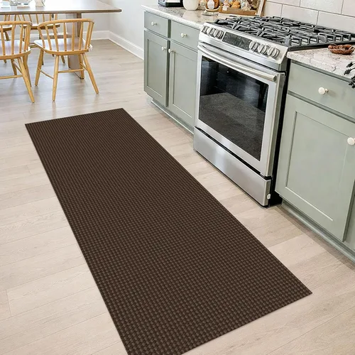 Miniatura 176 de IOHOUZE Alfombra de Área Lavable 4x6 Antideslizante con Respaldo de Goma Alfombras Tejidas para Entrada Interior Alfombras de Dormitorio Alfombra