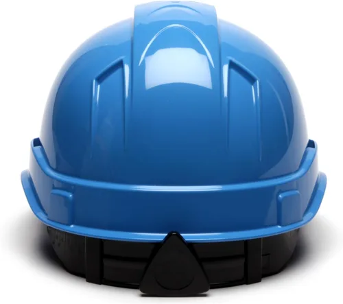 Miniatura 4 de Pyramex Ridgeline Cap Style 4 Point Ratchet Hard Hat Azul claro