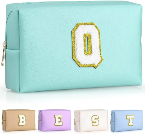 Miniatura 57 de TOPEAST - Bolso de maquillaje para mujer, G Blanco nacarado-rosa