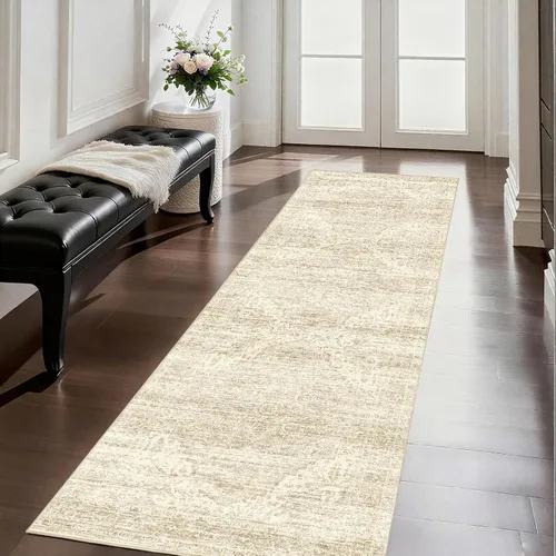 Miniatura 38 de Alfombras para pasillos antideslizantes 2x8, alfombra de pasillo moderna lavable para entrada, alfombra de piso suave resistente a manchas para Gris