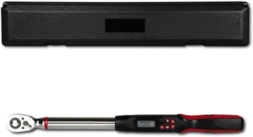 Miniatura 5 de Llave dinamométrica digital de 1/2 pulgada Tapha Tools, rango de torque 7.4-147.5 ft-lb (10-200 N-m), precisión ±2%, notificación LED y timbre
