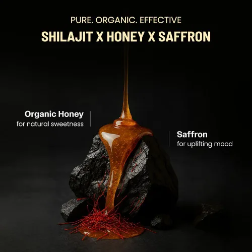 Miniatura 5 de ANECDOTE Palillos de Miel de Shilajit del Himalaya con Miel Orgánica y Azafrán Aumenta la Estamina Apoya la Inmunidad 75% Ácido Fúlvico, 85+