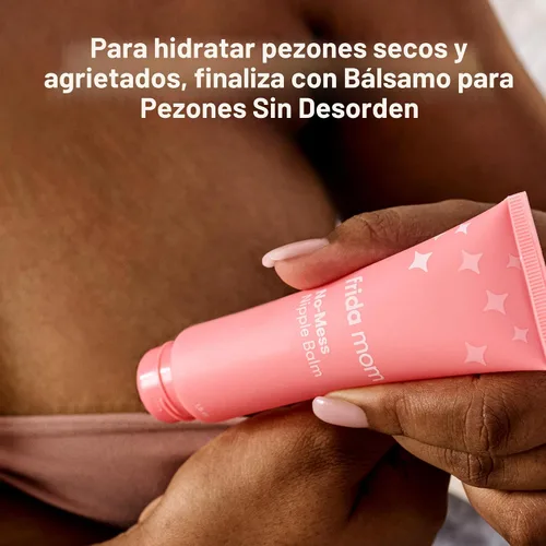 Miniatura 5 de Frida Mom Spray salino para pezones agrietados, esenciales de lactancia materna para nuevas mamás, suave para bebé y mamá, spray para curar