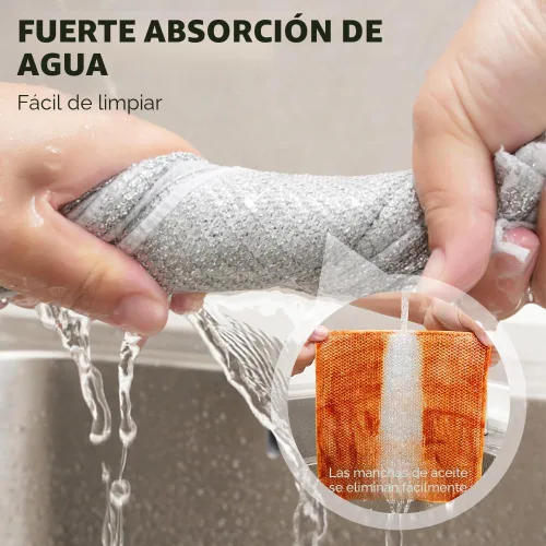 Miniatura 4 de Trapos de alambre multiusos para lavar platos, nuevos trapos de alambre para fregar platos 2024, trapos de alambre para lavar platos que no rayan, 5