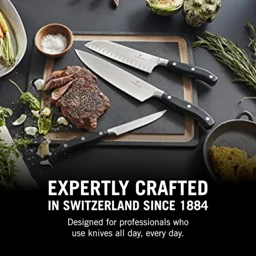 Miniatura 6 de Victorinox Grand Maitre Cuchillo de chef – Cuchillo de cocina para cortar carne, verduras y frutas – Moderno cuchillo para rebanar para cocinar