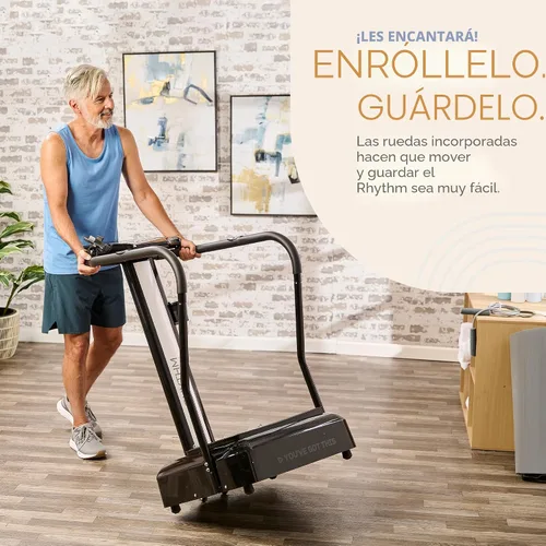 Miniatura 7 de LifePro Máquina de Ejercicio con Plataforma de Vibración Rhythm con Asas para Soporte de Equilibrio – Plataforma Vibratoria para Drenaje Linfático