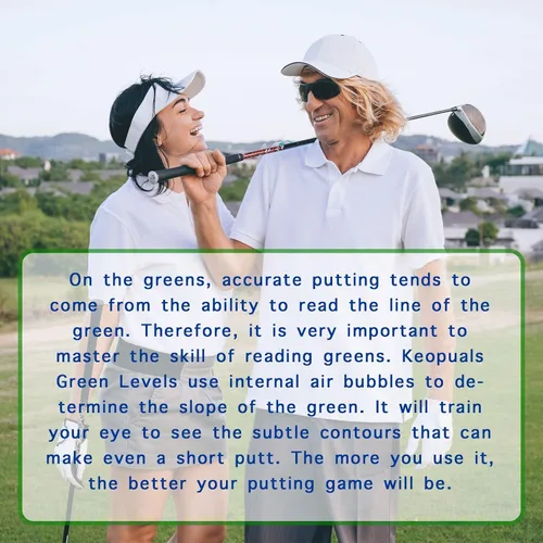 Miniatura 7 de Golf Green Reader - Marcador de pelota de golf con accesorios de golf de nivel para poner golf, ayuda de lectura verde, herramienta de entrenamiento
