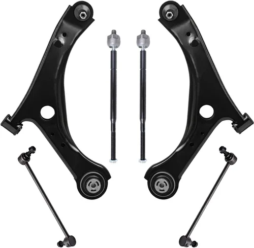 Miniatura 110 de Detroit Axle - Kit de extremo delantero para Chrysler 300 Dodge Charger Challenger 2011-2023, 2 brazos de control inferiores traseros 2 varillas