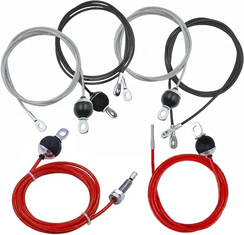 J Bryant Fitness Cable de Repuesto para Gimnasio Polea de Fitness Gruesa de 5mm Cuerda de Alambre de Acero Resistente para Gimnasio en Casa