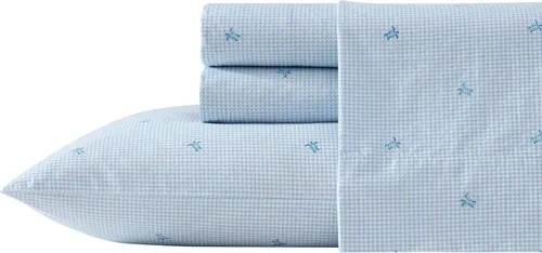 Miniatura 9 de Laura Ashley - Sábanas King, Juego de Ropa de Cama de Percal de Algodón, Ligero y Transpirable para el Hogar (Emogene Naranja Quemado, King)