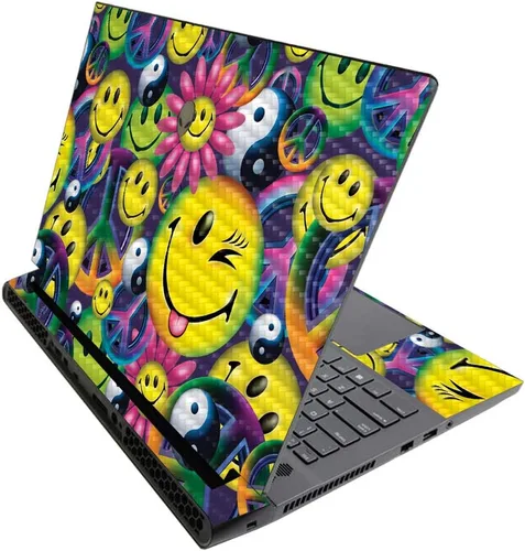 Miniatura 379 de MightySkins - Skin brillante con purpurina para Alienware M17 R3 (2020) y M17 R4 (2021) - Diversión de los años 90 Acabado duradero con purpurina