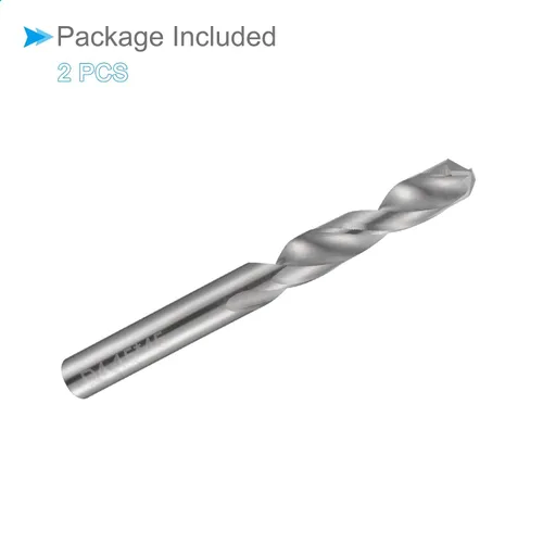 Miniatura 6 de Brocas de carburo sólido, 0.163 in de diámetro, brocas de precisión de carburo de tungsteno K35 de longitud corta