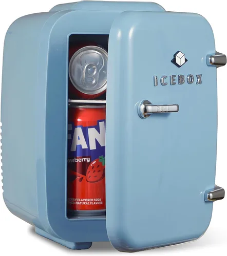 Miniatura 17 de ICEBOX Refrigerador compacto de 1.7 pies cúbicos, refrigerador pequeño certificado ENERGY STAR, mini refrigerador de una sola puerta con Verde menta