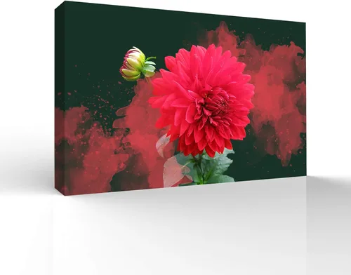 Miniatura 11 de wall26 Canvas Wall Art Beautiful Flowers Pictures Home Wall Decorations for Bedroom Living Room Paintings Canvas Prints Framed - 32x48 inches