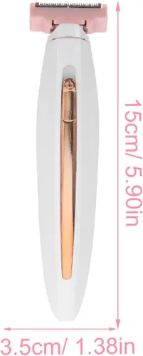 Miniatura 6 de FOMIYES 1 Unidades Dispositivo de Eliminación para Mujeres Portátil Depilador Cuerpo Dehairing Herramienta para Piernas Brazos Axilas Bikini Línea