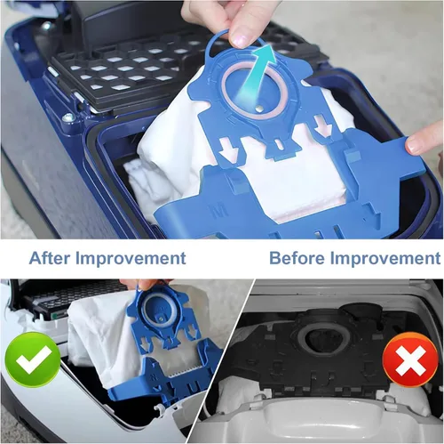 Miniatura 7 de Paquete de 24 bolsas de vacío 3D Airclean GN compatibles con Miele Classic C1, Complete C1, Complete C2, Complete C3, S400i S600 S2 S5 S8 Series, 6