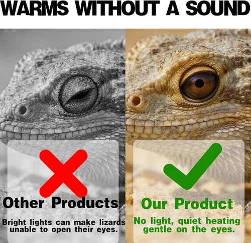 Miniatura 4 de 25W Lámpara de Calor para Reptiles (Paquete de 2) Emisor de Calor Cerámico - Sin Emisión de Luz, Calefacción Segura 24/7 para Terrarios, Incubadoras