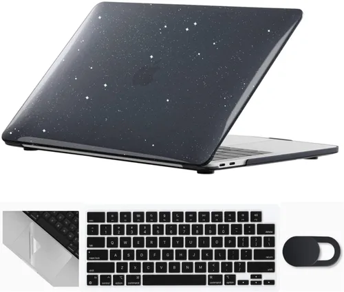 Miniatura 19 de Se7enline Compatible con MacBook Air 2024 de 15 pulgadas M4 M3 M2 A2941/A3114/A3241 Funda rígida para laptop Mac Air 15.3, cubierta protectora