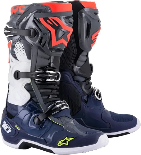 Miniatura 29 de Alpinestars Tech 10 Botas de motocross (Ultravioleta/Negro, 11)