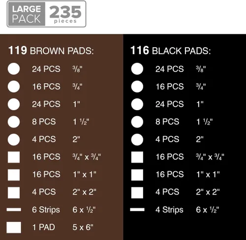 Miniatura 5 de Mejores Almohadillas de Fieltro para Muebles X-PROTECTOR - 48 Almohadillas Premium de Fieltro para Sillas, Protector de Suelo para Pies de Muebles