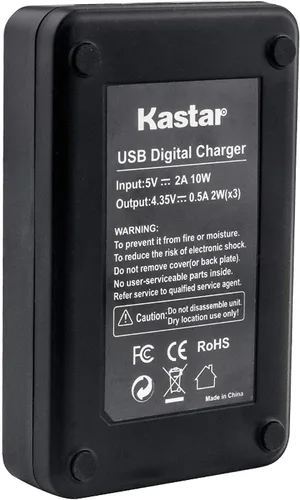 Miniatura 5 de Kastar Paquete de 3 baterías + cargador triple LCD de repuesto para Olympus LI-42B LI-40B, Fujifilm NP-45 NP-45A NP-45B NP-45S, Nikon EN-EL10, Kodak