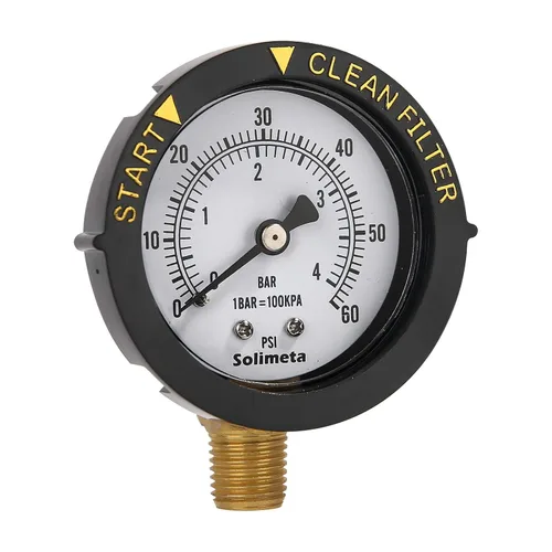 Miniatura 2 de Medidor de presión de filtro de arranque y limpieza de 2", manómetro de presión de agua, medidor de presión de filtro de piscina, medidor