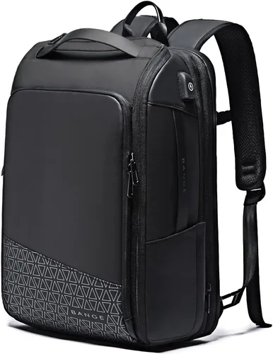 Miniatura 5 de BANGE Mochilas de viaje, mochila de mano para fin de semana, mochila impermeable para laptop de negocios para hombres de 15.6 pulgadas