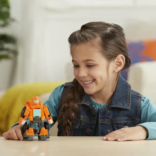 Miniatura 7 de Playskool Heroes Transformers Rescue Bots Academy Rescue Team Pack, 4 figuras coleccionables de acción convertibles de 4.5 pulgadas, juguetes