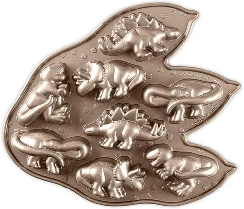 Miniatura 8 de Nordic Ware Molde para Pastel de Tren, 5 Tazas, Plateado