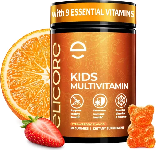 Miniatura 11 de Gomitas Omega 3 prémium para niños, aceite de pescado con sabor a naranja para niños, gomitas Omega 3 para niños, sin eructos de pescado, apoyo