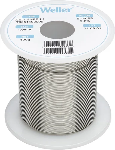 Miniatura 4 de Weller PSI100K Super-Pro Kit de soldador de butano inalámbrico autoencendido con alambre de soldadura Weller Dia: 1.0 mm / 0.039 in, peso: 100 g