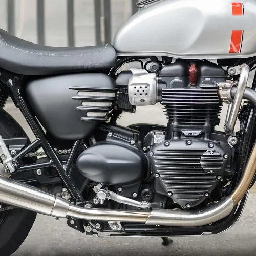 Miniatura 8 de Accesorios de motocicleta izquierda y derecha de la batería de carenado lateral tapa del marco para Triumph Street Cup/Street Twin/Street Scrambler